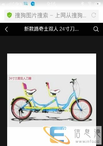 路奇士双人自行车