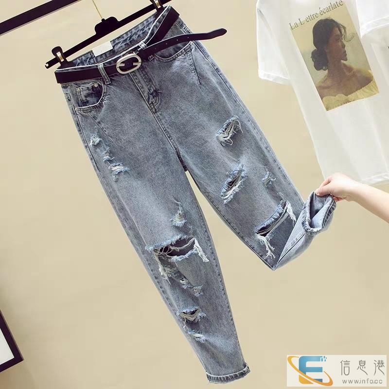 供应呼伦贝尔赶集摆摊便宜女装牛仔裤工厂直销10元牛仔裤