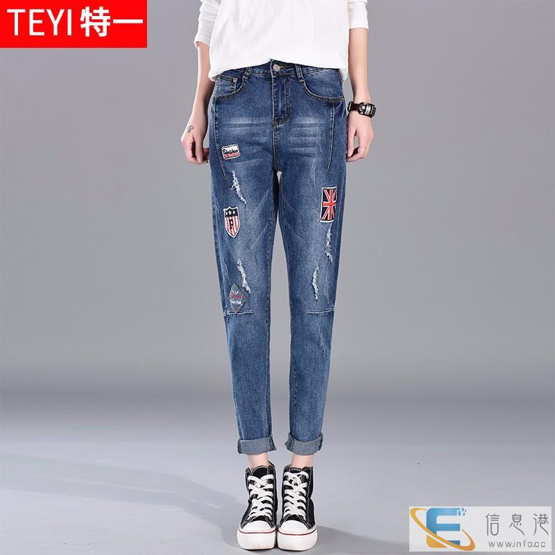 甘肃天水品牌尾货牛仔裤批发 松紧腰尾货牛仔裤便宜女式短裤