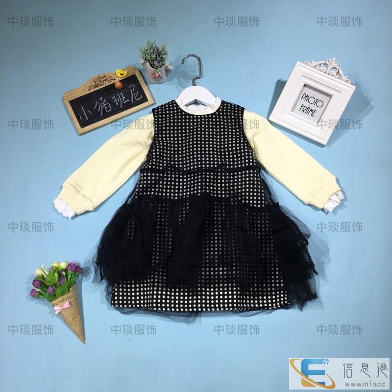 品牌童装折扣一手货源小猪班尼春季时尚系列装