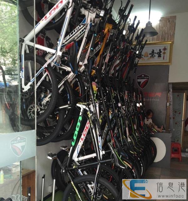 德国骓特自行车店乐中往东湖方向下坡200