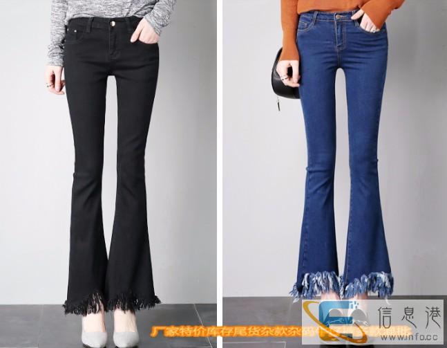 2018哈伦裤工厂尾货网络爆款女装 安徽芜湖尾货清仓批发韩版