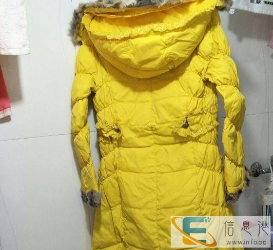 女士长款羽绒服，100元