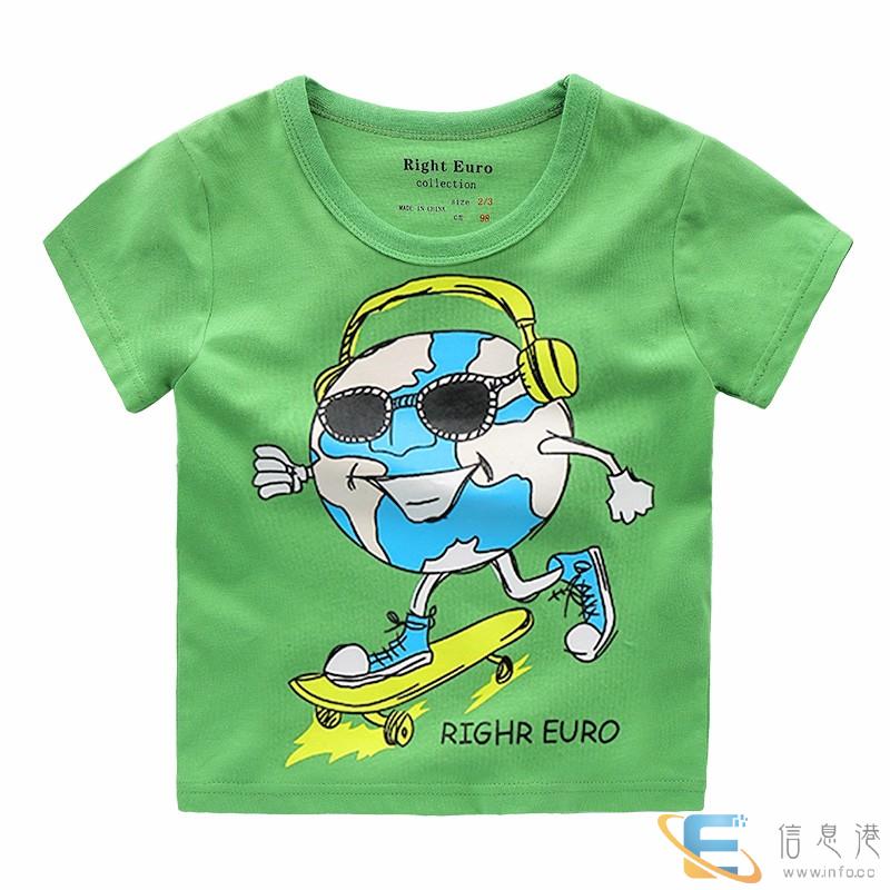 螺蛳湾厂家直销夏季几块钱2元3元5元10元以内童装短袖T恤