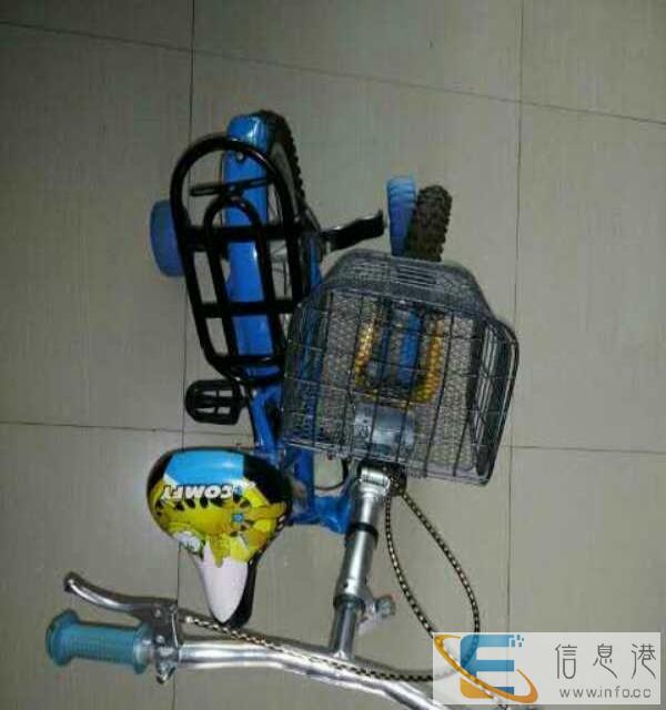 儿童折叠自行车