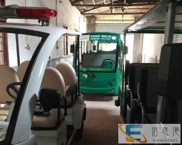 嗯嗯出售大量二手观光车