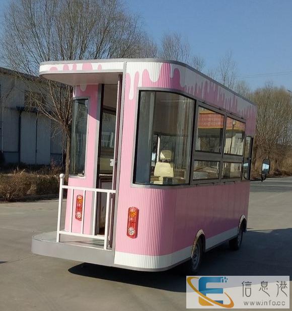 电动餐车小吃车快餐车中巴餐车早餐美食车三轮四轮街景餐车售货车