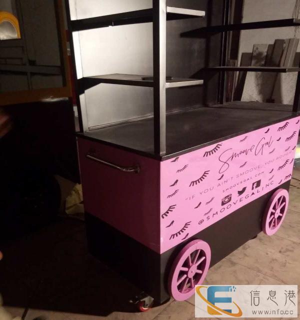 早餐流动房车水果摊位车电动四轮熟食车电动小吃车房车四轮