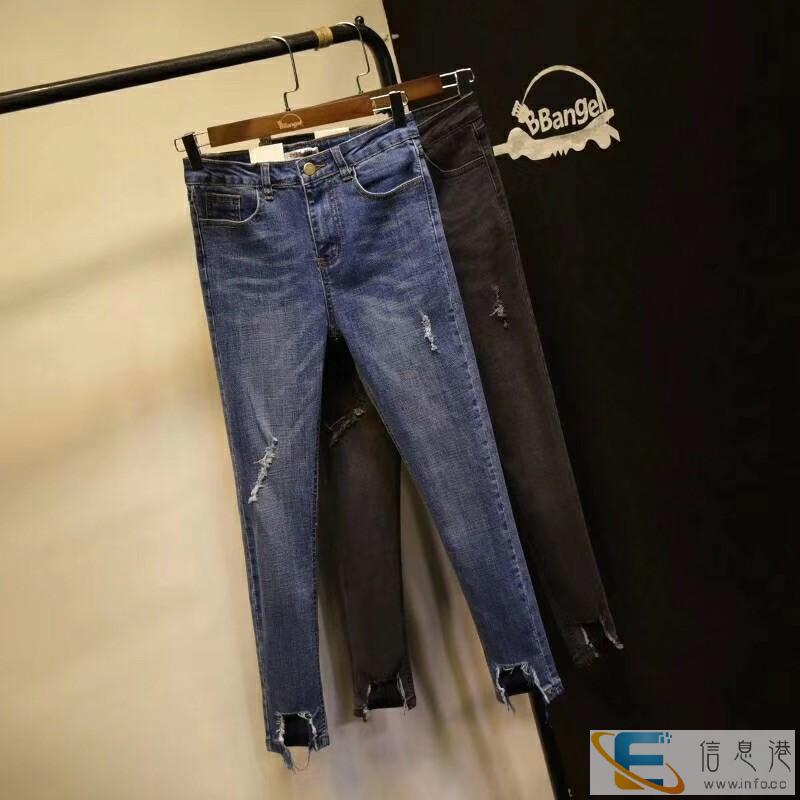 东莞牛仔裤尾货批发工厂亏本清仓外贸订单尾货牛仔裤货源