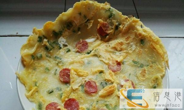 上班族自制麦糊烧 早餐外卖