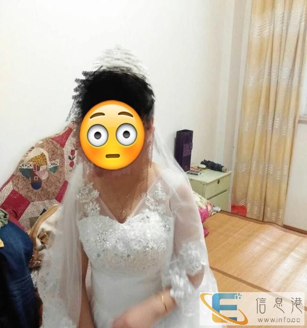 大码婚纱,定制款