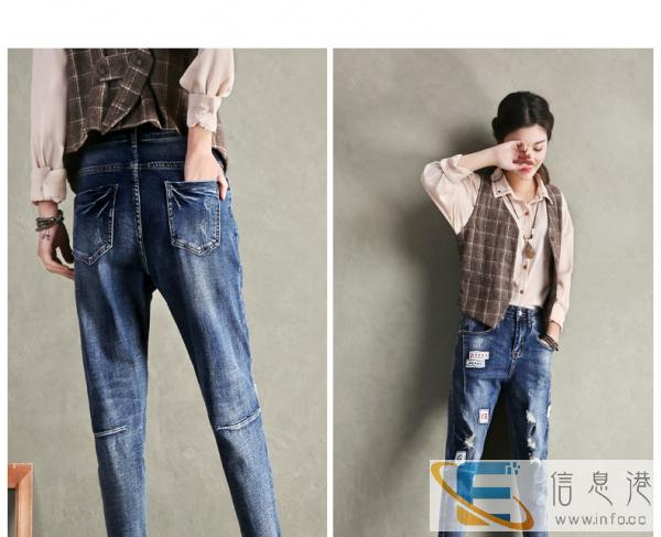 韩版牛仔裤女新款棉弹牛仔裤批发厂家直销地摊夜市甩货几元清仓货
