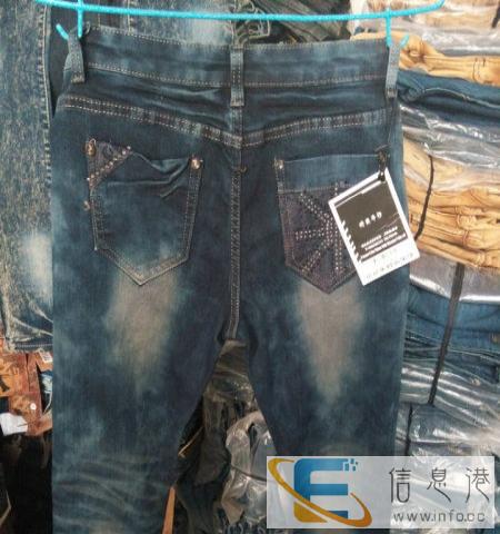 攀枝花牛仔裤批发服装尾货10元地摊便宜甩货牛仔裤库存批发