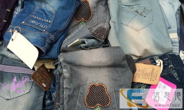 萍乡牛仔裤批发服装尾货批发10元工厂尾货牛仔裤韩版牛仔裤批发