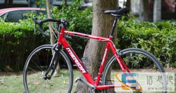 美利达飞度款公路自行车红色出让
