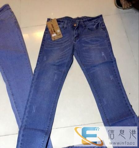 广州低价牛仔尾货 清仓尾货牛仔便宜处理女式裤子大量牛仔尾货