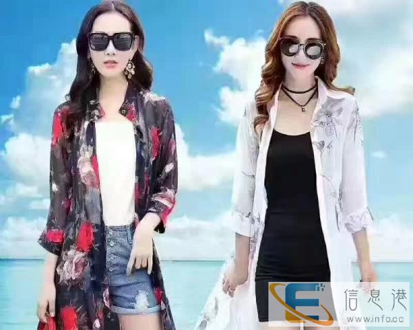 衣诺千金防晒衣品牌女装尾货批发-外贸女装尾货批发