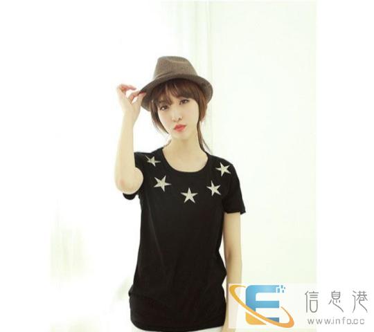 2016夏装短袖女式T恤厂家直供韩版印花T恤地摊跑量纯棉便宜