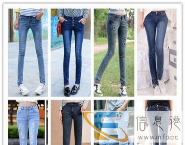 长期供应女式牛仔长裤尾货货源批发哪里有跑江湖地摊货源批发河南