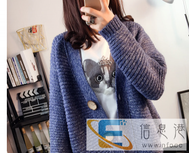 冬季加厚加绒女装毛衣 加绒女士外套清仓韩版服装尾货女装