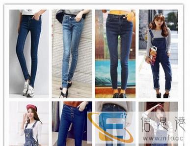 小脚款微弹性韩版女装牛仔裤批发湖北恩施摆地摊赶集夜市甩货货源
