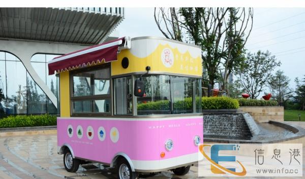陕西厂家零利润销售电动小吃车电动四轮车美食车美甲车冰激凌车