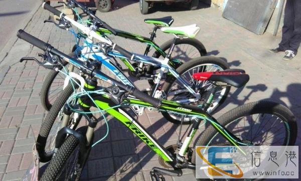 本店长期精修山地车.现处理后三辆24速富士克山地车