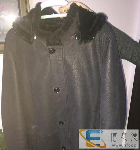 皮毛一体，男装，9.9成新