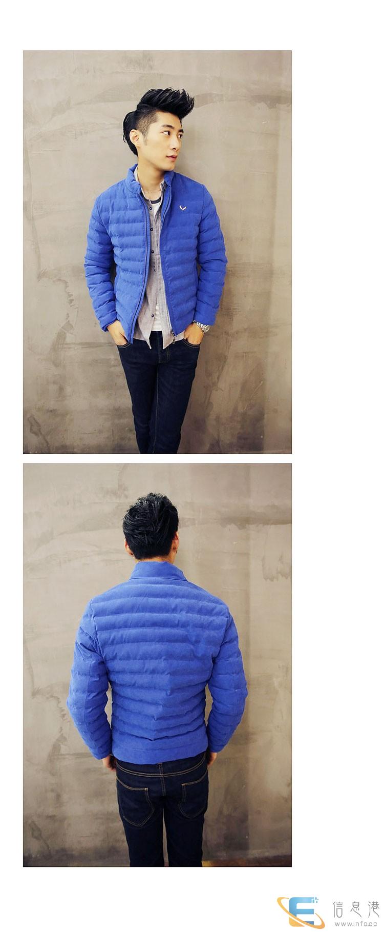 大码男装特大码羽绒棉衣加肥加大立领棉袄中老年超大码薄外套