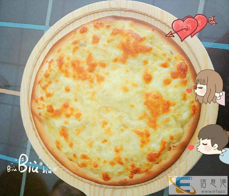 薄脆披萨 榴莲披萨 水果披萨做法 榆林掌上披萨店