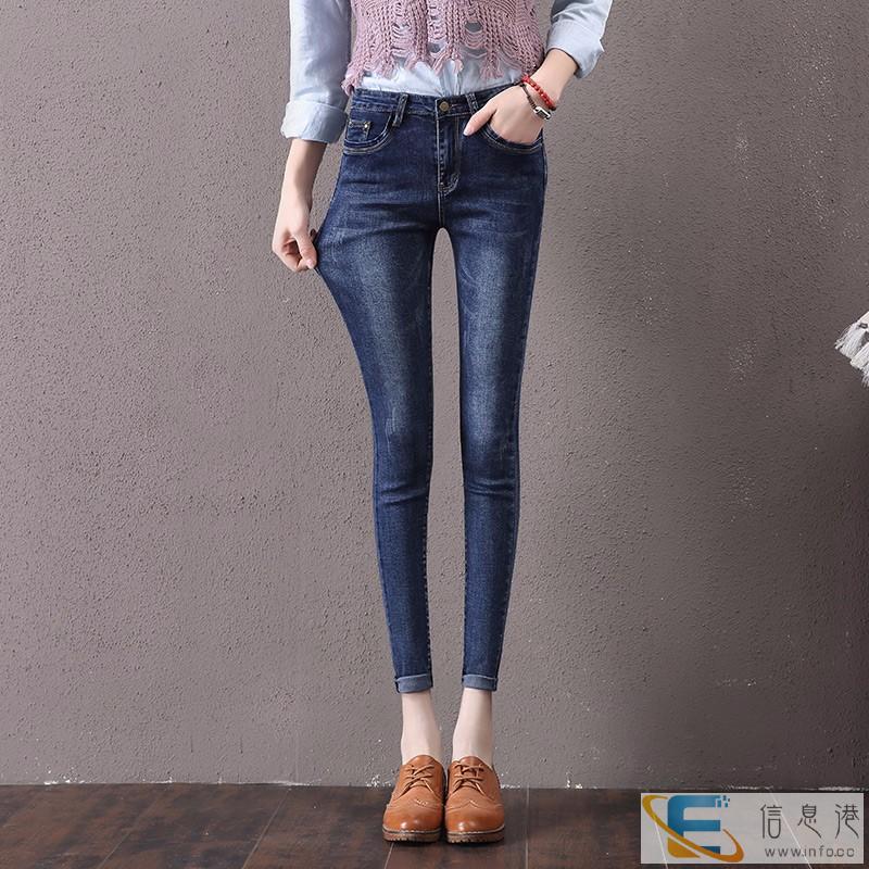 山东省威海市库存牛仔裤低价跑量清仓韩版牛仔裤摆地摊赚钱进货