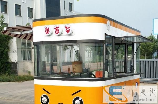 厂家促销小吃车快餐车早餐美食车电动餐车流动房车售货车中巴餐车