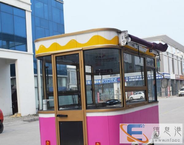 厂家直销电动小吃车定做移动四轮早餐车多功能电动房车