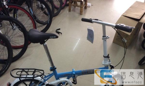 16寸双折灰鼠时尚自行车