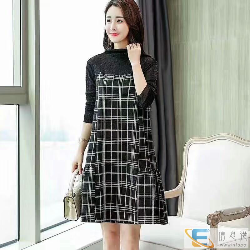 品牌尾货服装批发,大量品牌尾货连衣裙,新款呢子大衣