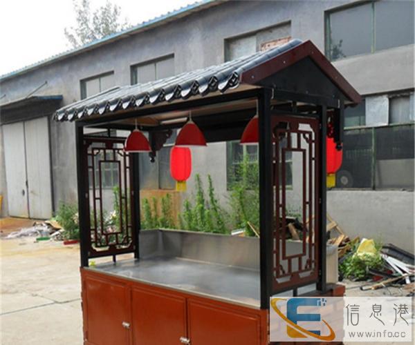 冷饮不锈钢多功能小吃车移动餐车电动三轮快餐车美食车房车