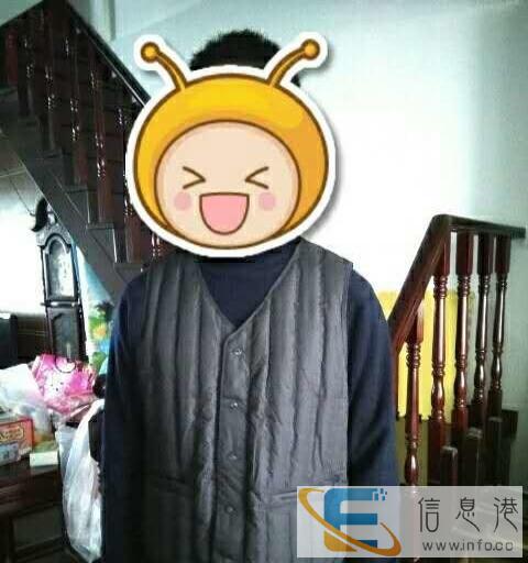 男士冰川羽绒背心