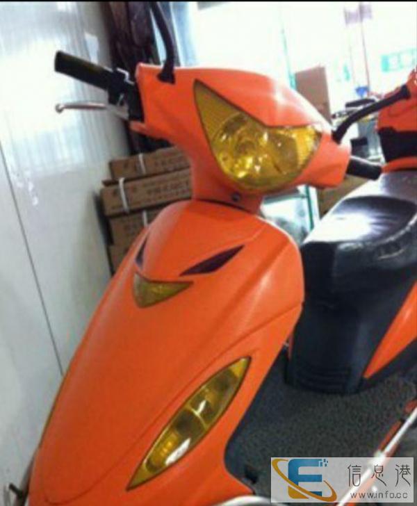 女装橙色天使电动车
