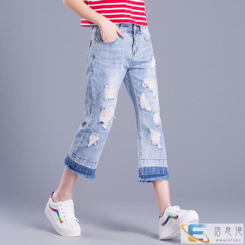 贵州遵义牛仔裤批发两元地摊处理 工厂直销广西桂林牛仔裤批发