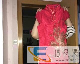 结婚礼服旗袍,99成新,便宜甩,原价450,现价80