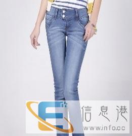 秋季清仓处理尾货服装 库存杂款女装韩版牛仔长裤 女式牛仔裤批