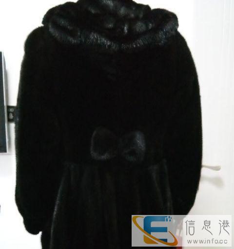 出售9.9成新女貂皮大衣
