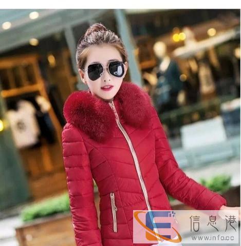 库存服装批发羽绒服武汉市女装棉服批发