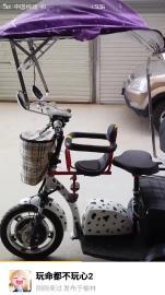 电动三轮车代步车带娃