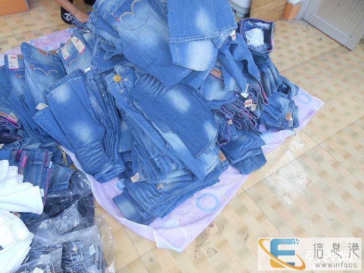 枣庄牛仔裤批发服装尾货批发10元低价库存牛仔裤童装牛仔裤批发